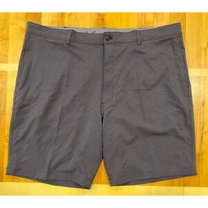 Ben Hogan Performance Golf Shorts Mens 44 Caviar Black Geometric Stretch UPF 50